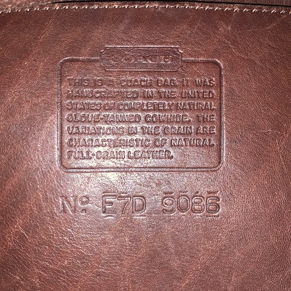 Authentic Vintage Coach Bag from the Legacy Collection.  Purchased 1998.